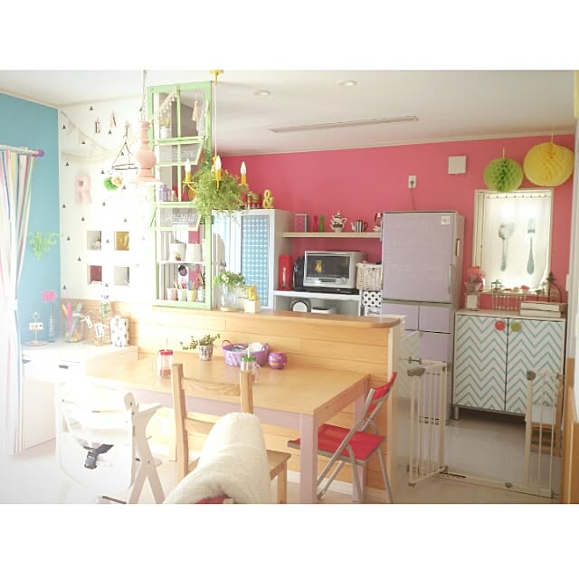Kitchen,カラフル,カラフルな部屋,IKEA,IKEAがたくさん♪,IKEA部 Yukanenkoの部屋