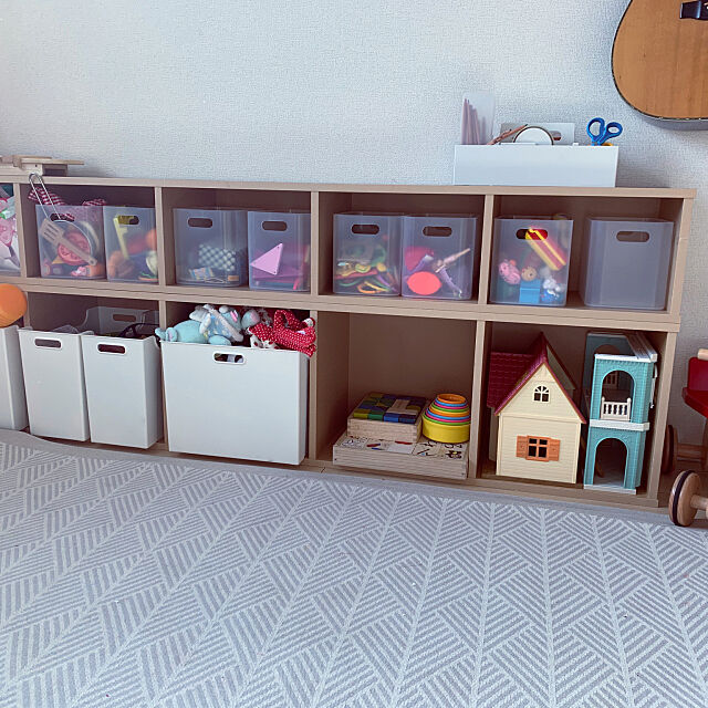 おもちゃ収納,子供部屋,片付けやすい,ニトリ,無印良品,My Shelf,パルプボードボックス S17osoの部屋