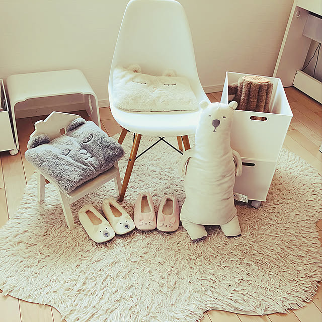 キッズスペース (リビング),ニトリ,子供のいる暮らし,ナチュラル,キッズスペース,ぬいぐるみ,Lounge myu-の部屋