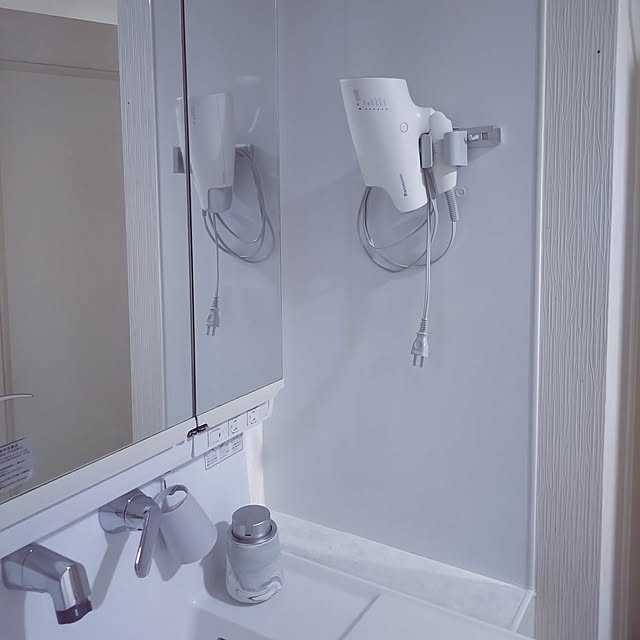 Bathroom,洗面台,洗面所,秋,9月,マンション暮らし,ドライヤー収納,タカラスタンダード ファミーユ,複数投稿,マンション NOAHの部屋