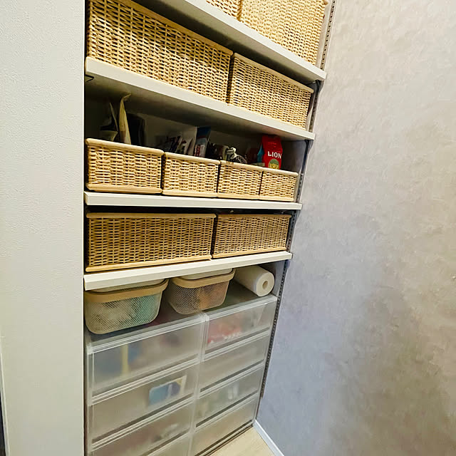 パントリー収納,パントリー,無印良品,収納,ナチュラル,IKEA,Kitchen mitsubaの部屋