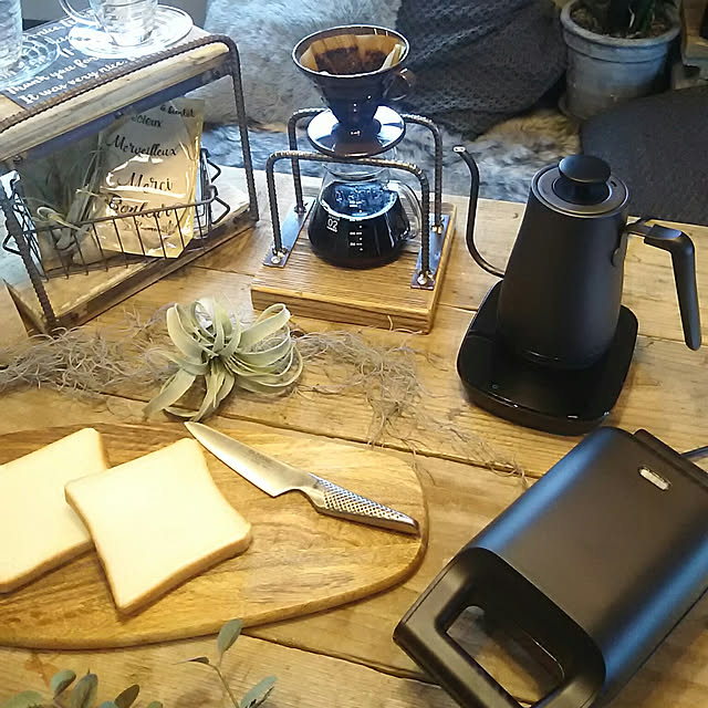 山善,山善ブラック部,山善ら部,ミニシェルフ,コーヒー,棚DIY,べっしー同好会,溶接,コーヒータイム,ドリッパースタンド,ドリッパースタンドDIY,山善アンバサダー,電気ケトル,食卓に山善,シェルフ,ホットサンドメーカー reksの部屋