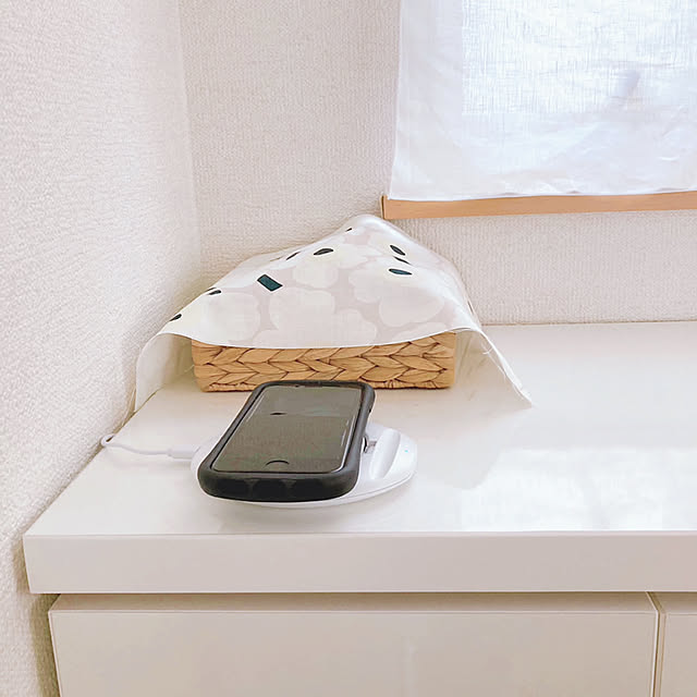 マリメッコ 生地,IKEA 雑貨,3COINS,スリーコインズ,充電ステーション,充電器,充電コーナー,My Shelf sunabaの部屋