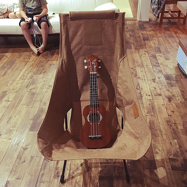 Lounge,アウトドアインテリア,ウクレレ,ヘリノックス,ヘリノックス チェアトゥーホーム kajitta.ringoの部屋