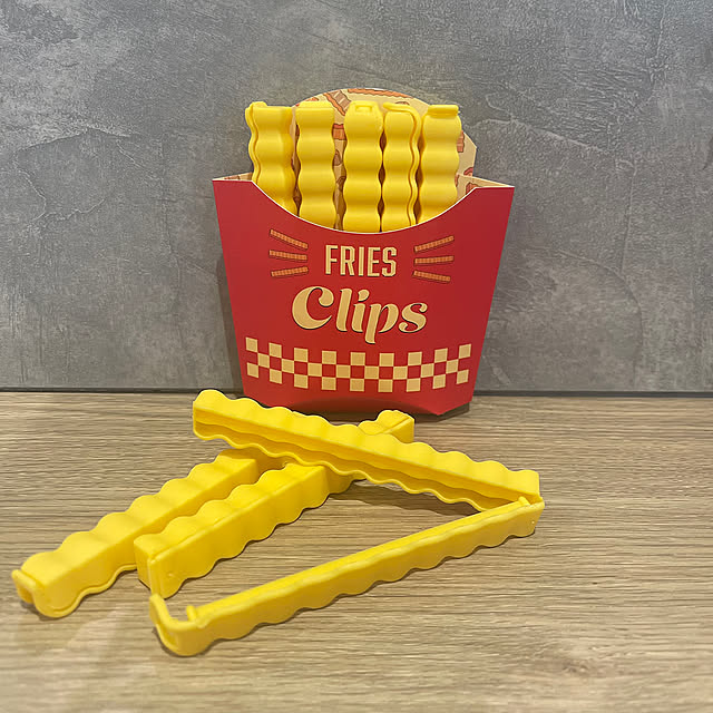 Kitchen,ポテトクリップ,フライドポテトのクリップ,フライドポテト,アメリカン雑貨,アメリカン,カラフル好き,カラフルインテリア,カラフル,キッチン雑貨,便利アイテム,一人暮らし,ひとり暮らし jamieの部屋