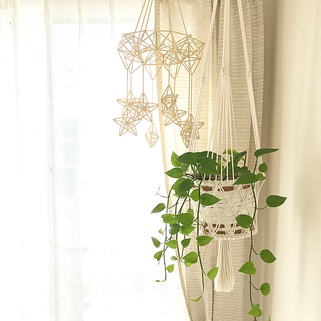 On Walls,フェリシモ,観葉植物,北欧インテリア,暮らしを楽しむ,グリーンのある暮らし,NO GREEN NO LIFE,北欧,ヒンメリ,ヒンメリ手作り,シンプルな暮らし skyukaの部屋