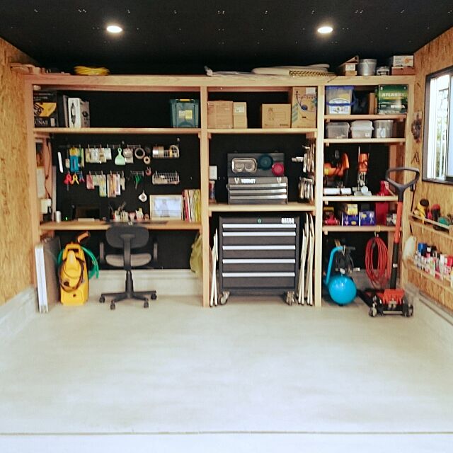 My Desk,ガレージ,DIY,イナバガレージ Kazuhiroの部屋