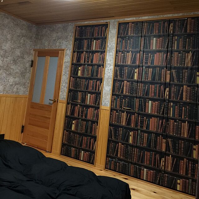 Bedroom,壁紙DIY mamyuの部屋