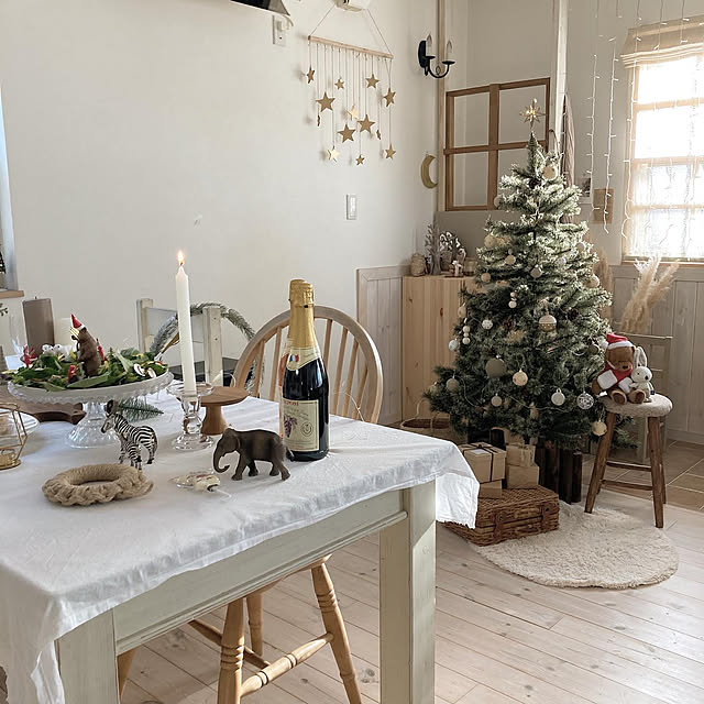 クリスマステーブルコーディネート,クリスマス,おうちカフェ,キャンドル,homecafe,クリスマス2021,注文住宅,クリスマスディスプレイ,暮らしを楽しむ,Lounge comiriの部屋