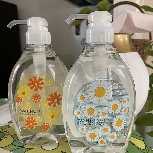 ヤシの実洗剤アデリア,アデリアレトロ,ヤシの実洗剤,レトロ,食器棚シート,ルアンス食器棚シート,Kitchen Alohaの部屋