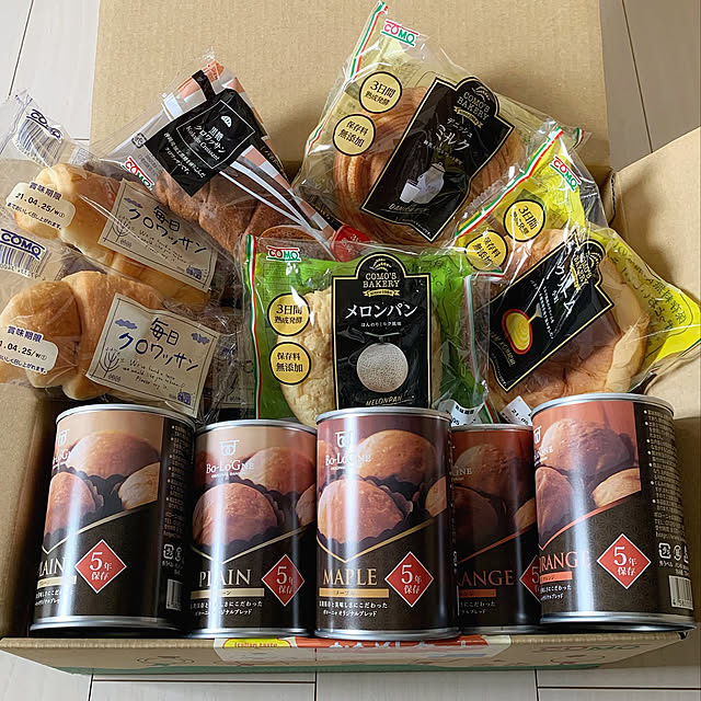 缶詰,ローリングストック,パン,長期保存,防災グッズ,Kitchen Michiの部屋