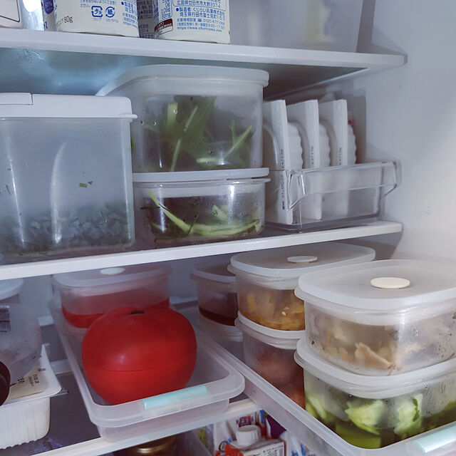 Kitchen,保存容器,冷蔵庫の中,無印良品保存容器,イベント用,納豆は欠かせません,100均雑貨,レンジ可がナイスです！ hiro3の部屋