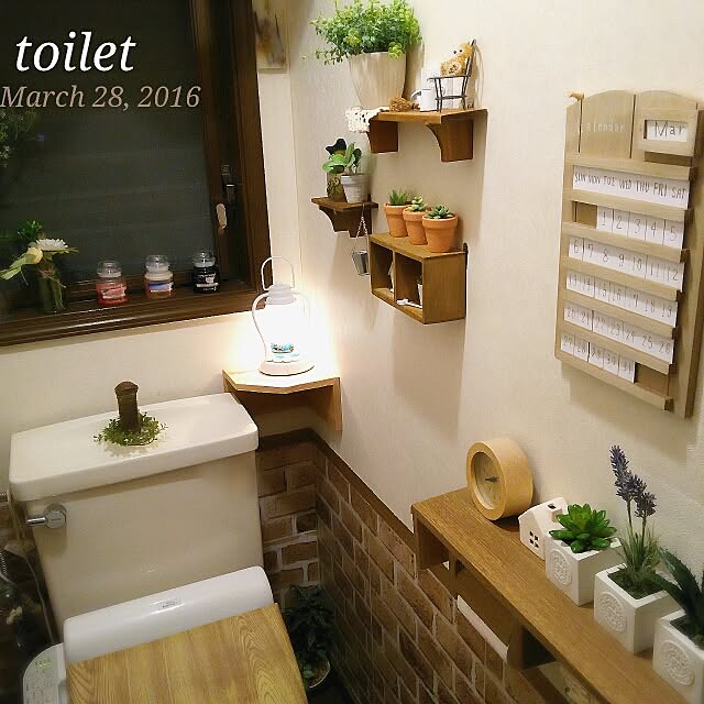 Bathroom,フォロワー様ありがとうございます♥,リメイクシート,Daiso,Yankee candle,キャンドルウォーマー,3coins♡,ナチュラルインテリア,salut!,レンガシート,フェイクグリーン,Studio Clip,アロマキャンドル,ヤンキーキャンドル,セリア Sayuriの部屋