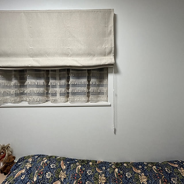 Bedroom,寝室の窓辺,寝室のカーテン,寝室インテリア,寝室 asahibaの部屋