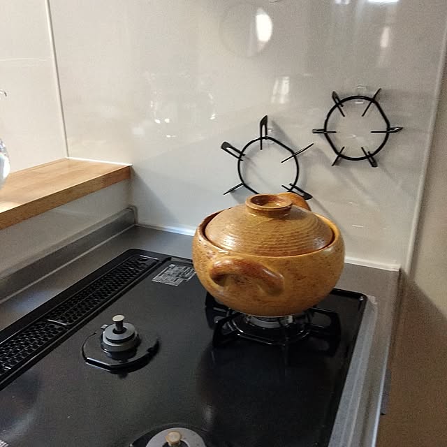 Kitchen,土鍋,金魚鉢,金魚,台所,コンロ pinatubutterの部屋