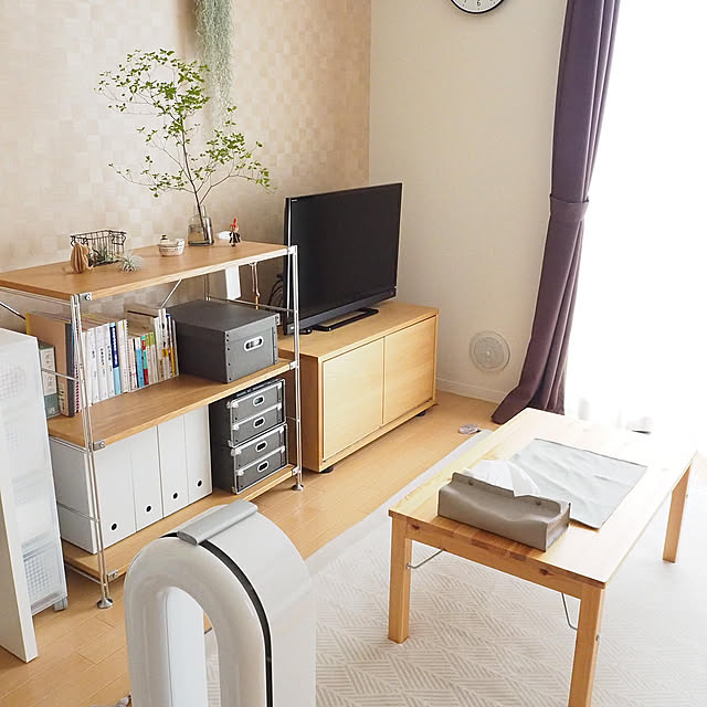 賃貸,一人暮らし,ワンルーム,無印良品,シンプルライフ,Dyson,ひとり暮らし,1R,賃貸でも諦めない！,エアプランツ,花のある暮らし,賃貸インテリア,テレビ台,ドウダンツツジ,Lounge yokokoの部屋