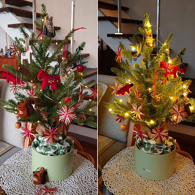 Lounge,クリスマス,クリスマスツリー,クリッパン,オーナメント,ウール asmaの部屋