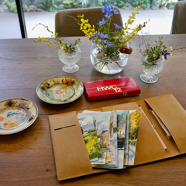 水彩絵の具,無印良品,買ってよかったもの,2枚投稿です♡,花のある暮らし,日常生活,住友林業の家,趣味を楽しむ,My Desk Norikaの部屋