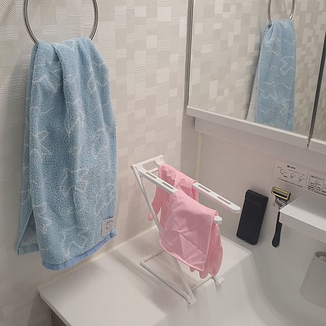 Bathroom,キャンドゥ,便利グッズ,布巾掛け,Can★Do,買ってよかったもの,百均雑貨,便利アイテム,ゴム手袋かけ,百均 ie_teriorの部屋