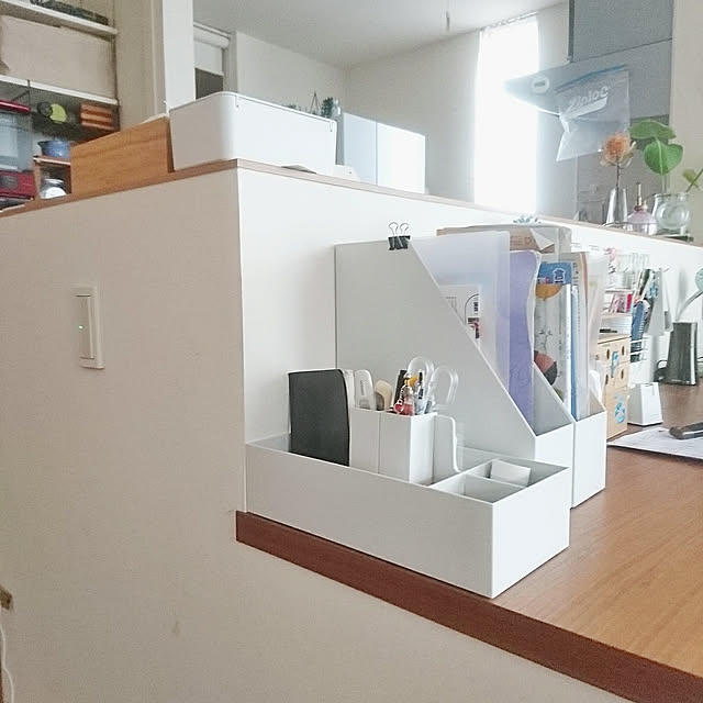 My Desk,子ども部屋収納,無印良品,収納,体温計,ハサミ,文房具 yukoの部屋