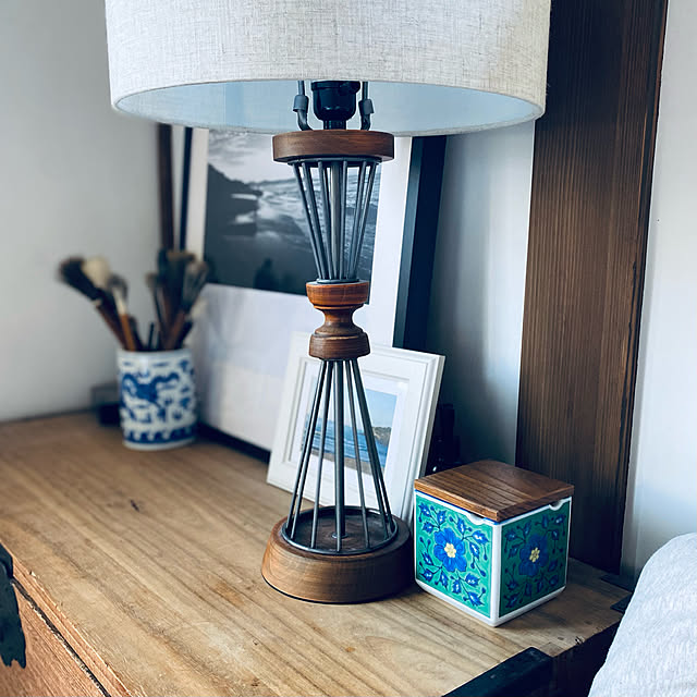 旅館スタイル,旅館ライク,灰皿リメイク,綿棒入れ,綿棒ケース,DIY,DIY,Bedroom shijiminの部屋