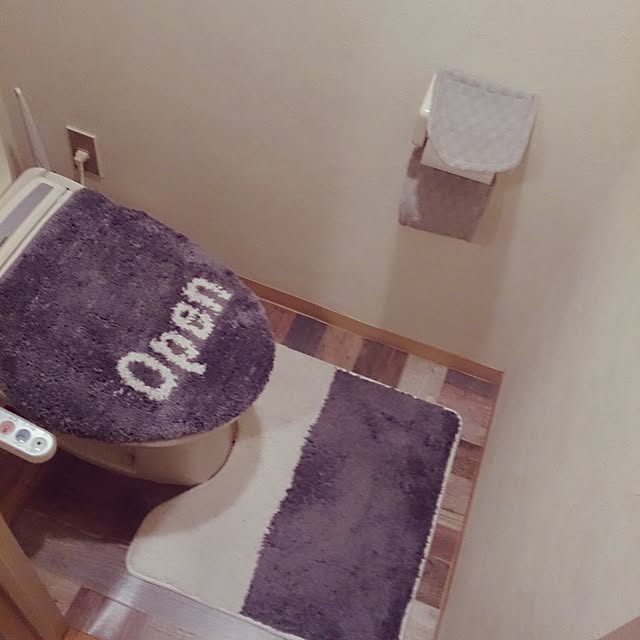 Bathroom,かべがみや本舗,ニトリ,ニトリのトイレカバー,100均,壁紙屋本舗 yagukanaの部屋