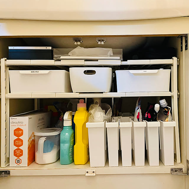 Bathroom,掃除道具,掃除しやすい家,掃除,洗剤収納,ニトリ,収納スペース,洗面台,無印,洗面台収納,100均,セリア Kusumiの部屋