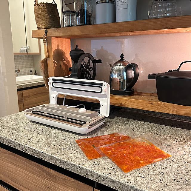 Kitchen,シーラーのある生活,梅仕事,使い方いろいろ,この春、買ってよかったもの,保存食,梅シロップ botanの部屋