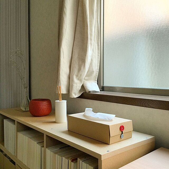 My Shelf,ティッシュボックス,Button Tissue Box,craft_one,concrete craft ht6030の部屋