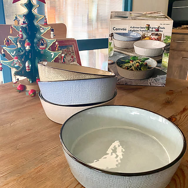 Kitchen,コストコのお皿,買ったもの,お気に入り,深皿,わたしの暮らしアワード,クリスマス,食卓,ディナーボウル tarezo33の部屋