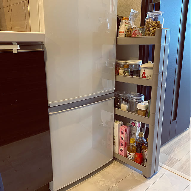 一人暮らし,すきま,冷蔵庫横,ニトリ,Kitchen maaの部屋