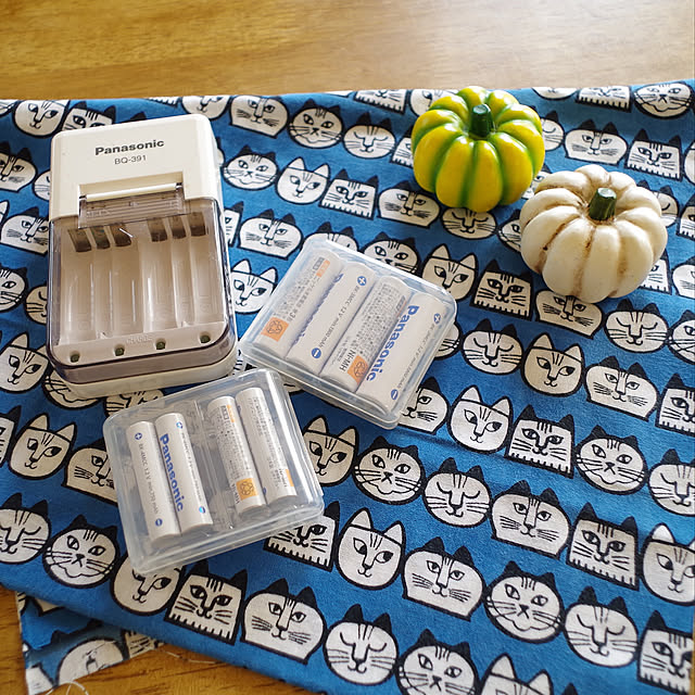 リサラーソン,乾電池は充電式,充電式,名もなき家事,いいね！押し逃げばかりでごめんなさい。,いいね！コメントありがとうございます☆,あとでゆっくりお邪魔します♡,ハロウィン,eneloop,Panasonic,エコな暮らし,エコ,My Desk maronの部屋