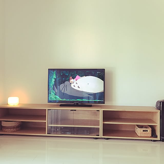 Lounge,スタッキングキャビネット,テレビ台,マンション暮らし,無印良品 mori_ouchiの部屋