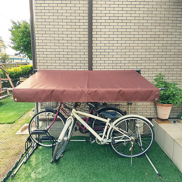 Entrance,セキスイハイム,狭いけど諦めない！,庭付き一戸建て,楽天で買ったもの,木造住宅,RC熊本支部,建売住宅,RC九州支部,庭のある暮らし,人工芝,建売住宅だけど可愛くしたい！,芝のある暮らし,おうち時間,サイクルポート,サイクルガレージ,自転車スタンド ayupoohの部屋