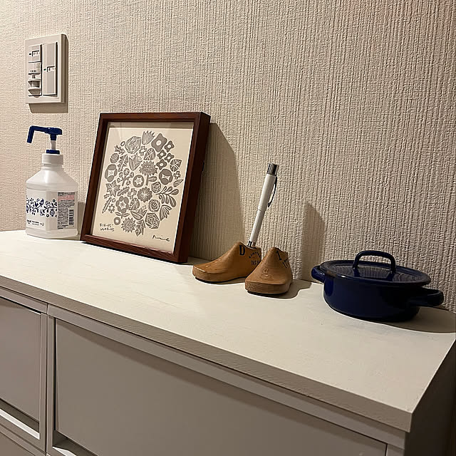 無印良品,DIY,ポリプロピレンケース,これでもDIY,迷走中,バーズワーズ,シルクスクリーン,BIRDS’ WORDS,アンティーク,誕生日プレゼント,Entrance Atelier.mの部屋