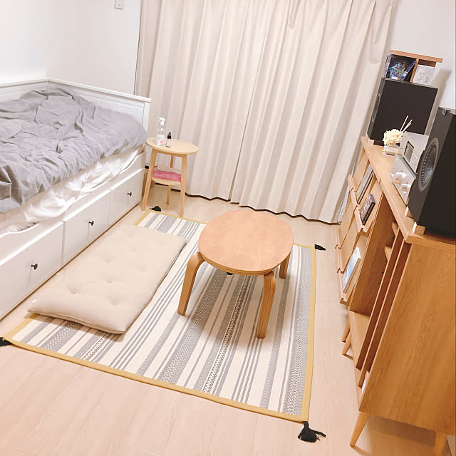 初投稿,ナチュラル,IKEA,一人暮らし,北欧,Overview,オーディオ,デイベッド kokochiの部屋
