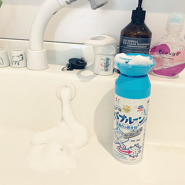 らくハピ,バブルーン,掃除,洗面所,トイレ,Bathroom chu_meの部屋