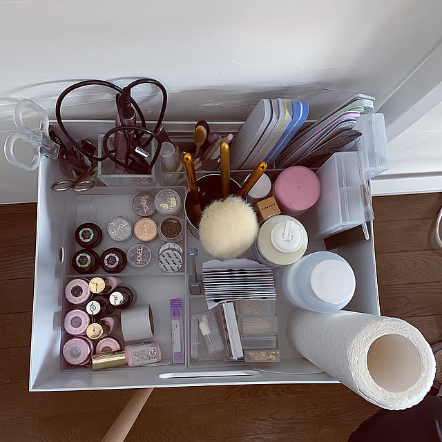 ネイルタウン,ストーリージェル,seria,セルフネイル,無印良品,My Shelf,ネイルグッズ 収納,ネイル用品,ネイル収納 keiの部屋