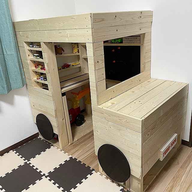 おもちゃ収納,DIY,子供部屋,トミカ monchipuyoの部屋