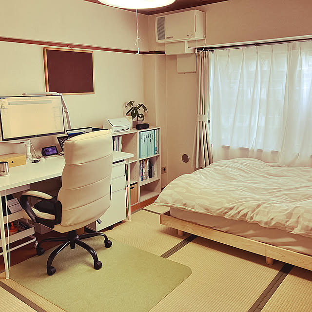 ベッド,デスク,和室,DIY,団地インテリア,団地住まい,団地 hicchinの部屋