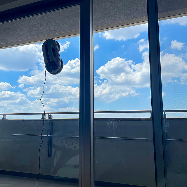 Lounge,青空,HOBOT 最高♡,HOBOT,窓拭きロボット,マンション暮らし,RoomClipの出逢いに感謝♡,LIXIL manchanの部屋