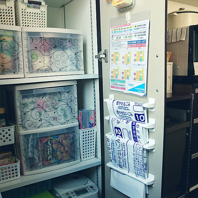 Kitchen,10分でできる,ゴミ袋収納,ゴミ袋,ゴミ袋ストッカー Mie-koの部屋