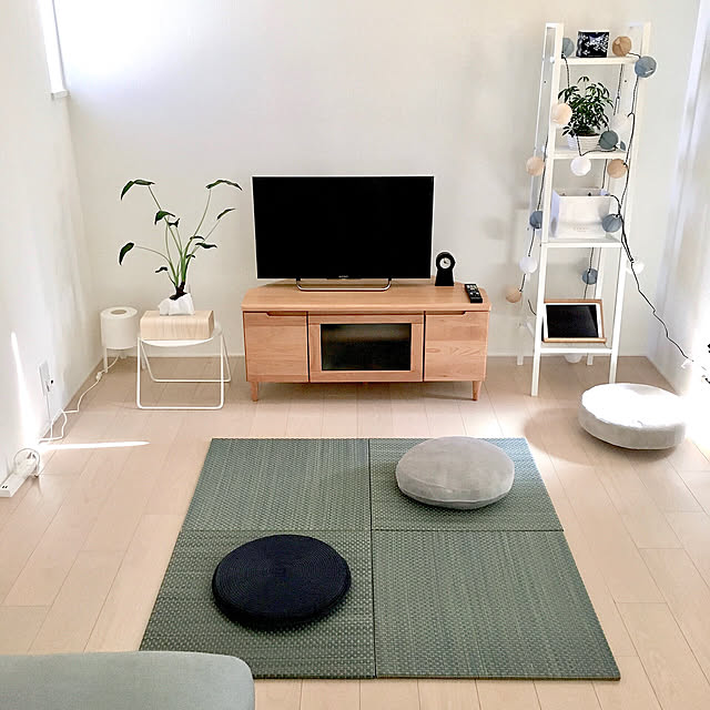 い草のある暮らし,イケヒコ・モニター,ヒコラー,い草,ユニット畳,モニター投稿,置き畳ルル・ブルー,Lounge suna_kitsuneの部屋