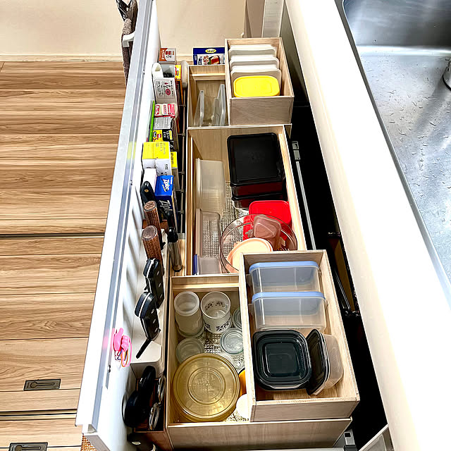 Kitchen,システムキッチン収納,キッチン道具,DIY,沢山のイイネ！ありがとぅございます♥️,木工DIY,minne 販売中 hiro1128の部屋