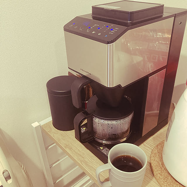 レコルト全自動コーヒーメーカー,RoomClipショッピング,半額ポイントバックキャンペーン,Kitchen ehの部屋