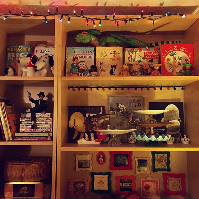 My Shelf,本,絵本,写真集,カラフル,海外生活 nekohigeの部屋