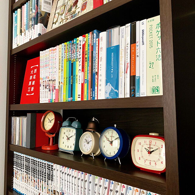 本棚,置き時計,賃貸,一人暮らし,1LDK,My Shelf JIMAの部屋