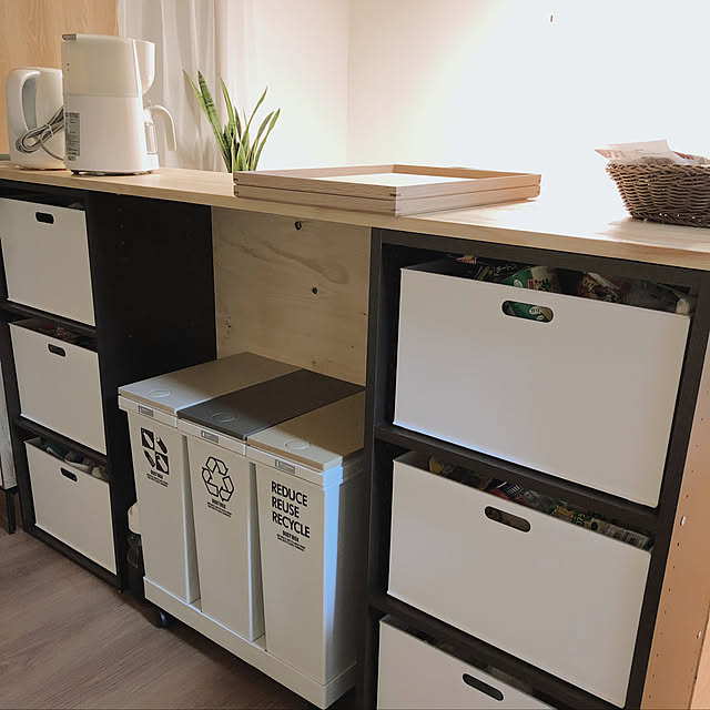 キッチンカウンター収納,DIY,キッチンカウンター,リノベーション,キッチンカウンターDIY,セルフリノベーション,ニトリ,Kitchen nhrkrsの部屋