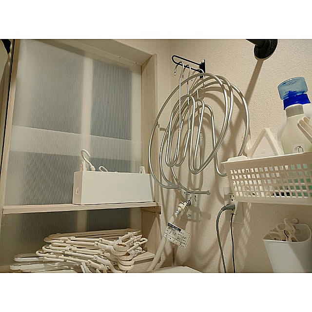 Bathroom,寒さ対策,2階リビング,シンプルな暮らし,シンプルに暮らしたい,シンプルインテリア,100均,セリア プラダン,プラダン,プラダンDIY,プチDIY mush..の部屋