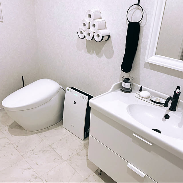 ネオレストNX,TOTO,アーリーアメリカン,マイホーム記録,平屋の家,注文住宅,ホテルライクに憧れる,ホテルライク,プロフィール→Instagram¨̮♡︎,平屋,田舎の平屋,Bathroom Honu__homeの部屋
